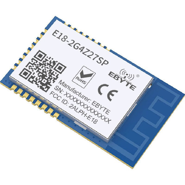 EBYTE E18 - 2G4Z27SP TI CC2530 chip ZigBee Ad Hoc Mesh Network Wireless Module 2.4GHz 27dBm PA+LNA SMD PCB Zigbee Module For Smart Home - IOT Module Shop Manufacturer Factory