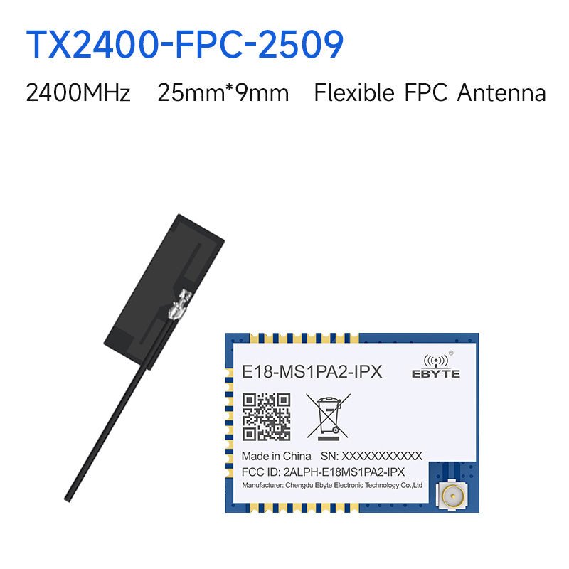 EBYTE E18 - MS1PA2 - IPX TI CC2530 chip ZigBee Wireless RF Module SMD IPEX interface for Smart Home 20dBm 1200mLong Range Zigbee Module - IOT Module Shop Manufacturer Factory