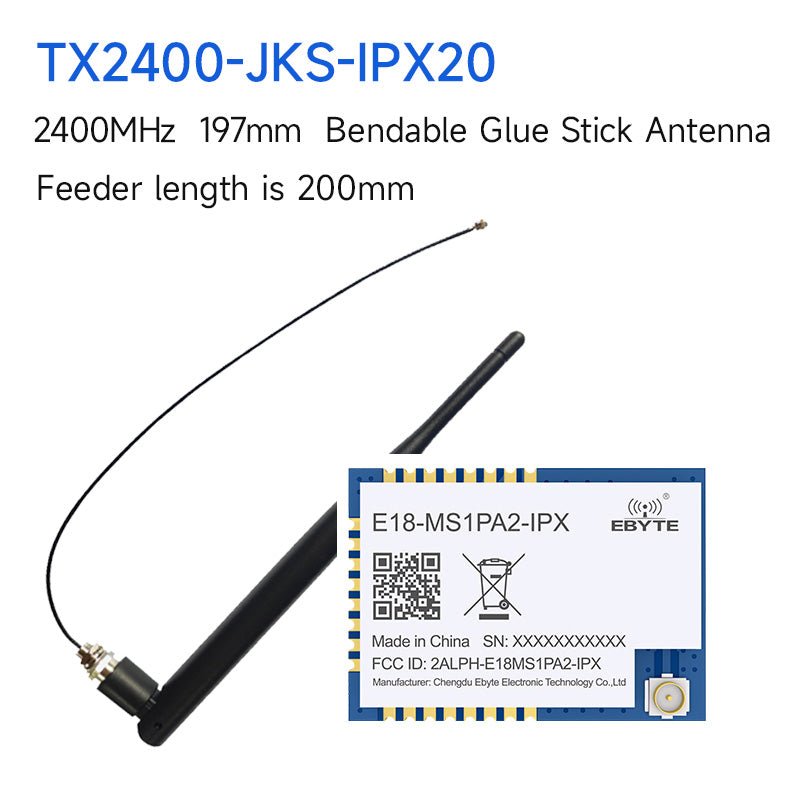 EBYTE E18 - MS1PA2 - IPX TI CC2530 chip ZigBee Wireless RF Module SMD IPEX interface for Smart Home 20dBm 1200mLong Range Zigbee Module - IOT Module Shop Manufacturer Factory