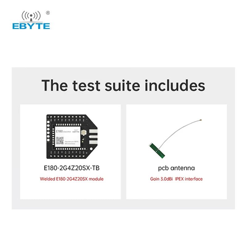 Ebyte E180 - 2G4Z20SX Zigbee 3.0 module test suite 900hp S3b Apm Flight Control Prsma Antenna Zigbee Wireless Module - IOT Module Shop Manufacturer Factory
