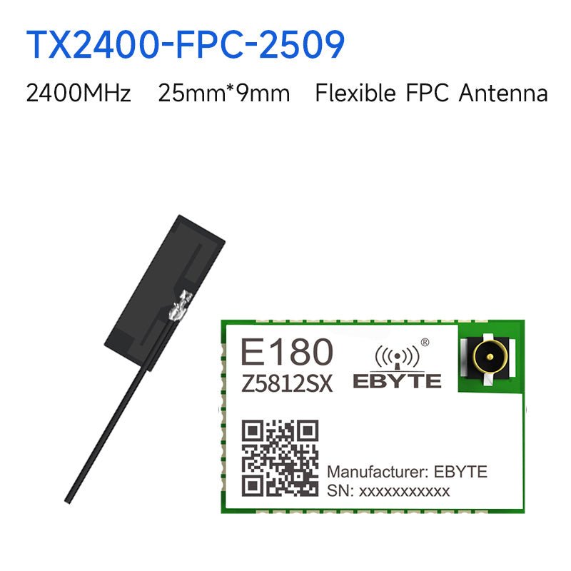 EBYTE E180 - Z5812SX ZIGBEE 3.0 TLSR8258 Module 2.4Ghz Wireless Transceiver Receiver 12dBm 500m High Performance Stamp Hole PCB - IOT Module Shop Manufacturer Factory