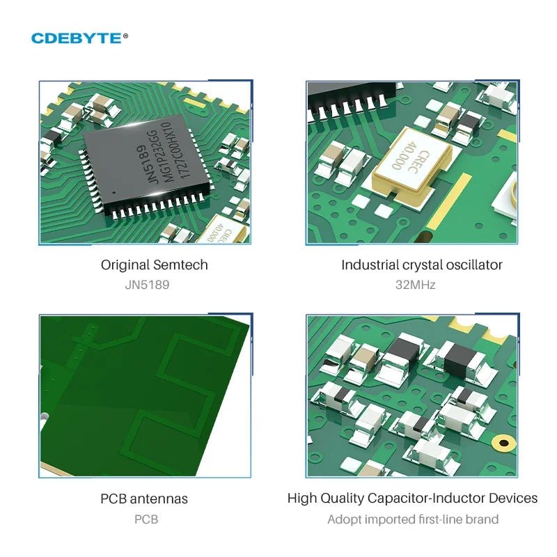 Ebyte E180 - Z8910SP JN5189 Zigbee 3.0 Wireless SoC Module 11dBm Low Power Consumption PCB Antenna SMD Zigbee Module Transceiver - IOT Module Shop Manufacturer Factory