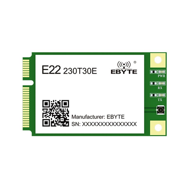 Ebyte E22 - 230T30E sx1262 30dm PCIE 10km 220.125 - 236.125MHz PCI - e interface Lora wireless module - IOT Module Shop Manufacturer Factory