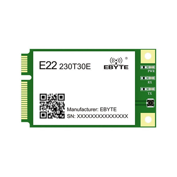 Ebyte E22 - 230T30E sx1262 30dm PCIE 10km 220.125 - 236.125MHz PCI - e interface Lora wireless module - IOT Module Shop Manufacturer Factory