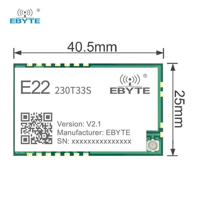 Ebyte E22 - 230T33S SX1262 230MHz High - power LoRa spreading Relay networking Wireless serial port module ttl UART - IOT Module Shop Manufacturer Factory