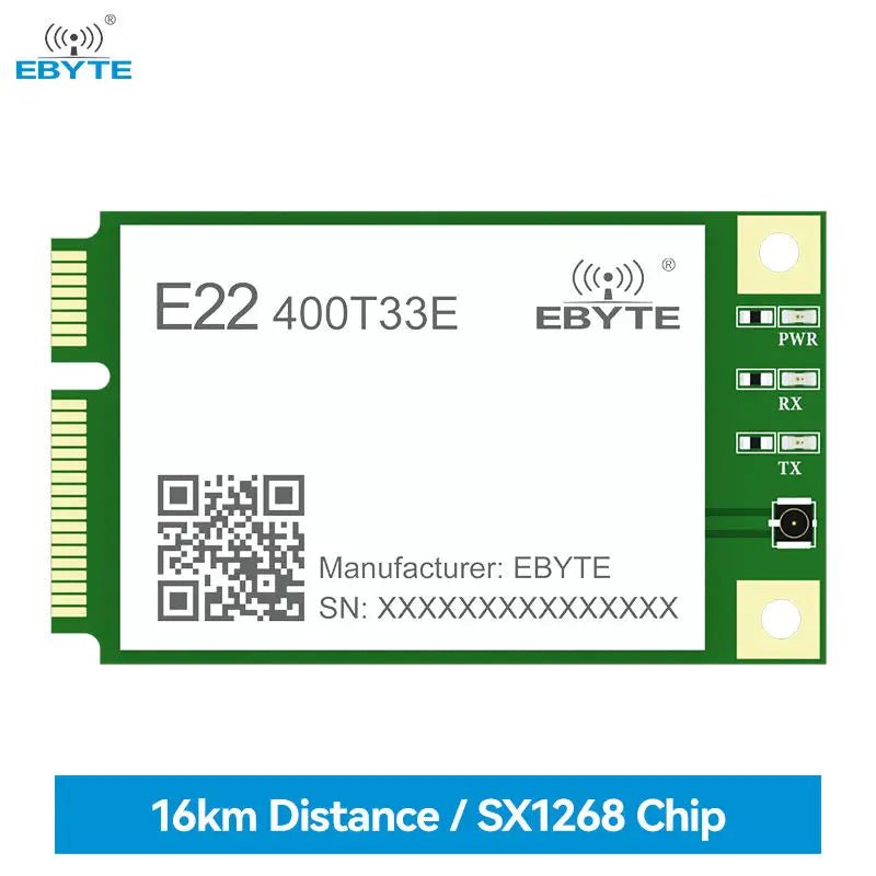 Ebyte E22 - 400T33E SX1268 33dBm 16km UART/RS485/RS232/USB interface Wireless LoRa spread spectrum module - IOT Module Shop Manufacturer Factory
