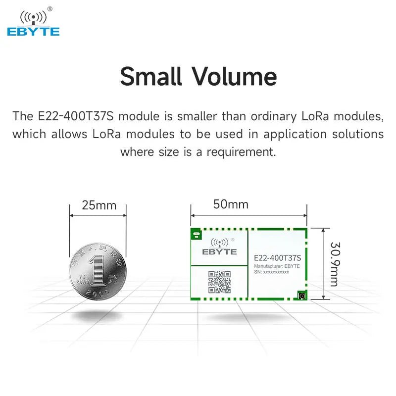 Ebyte E22 - 400T37S SX1262 433/470MHz 5W high power Relay networking LoRa wireless module - IOT Module Shop Manufacturer Factory