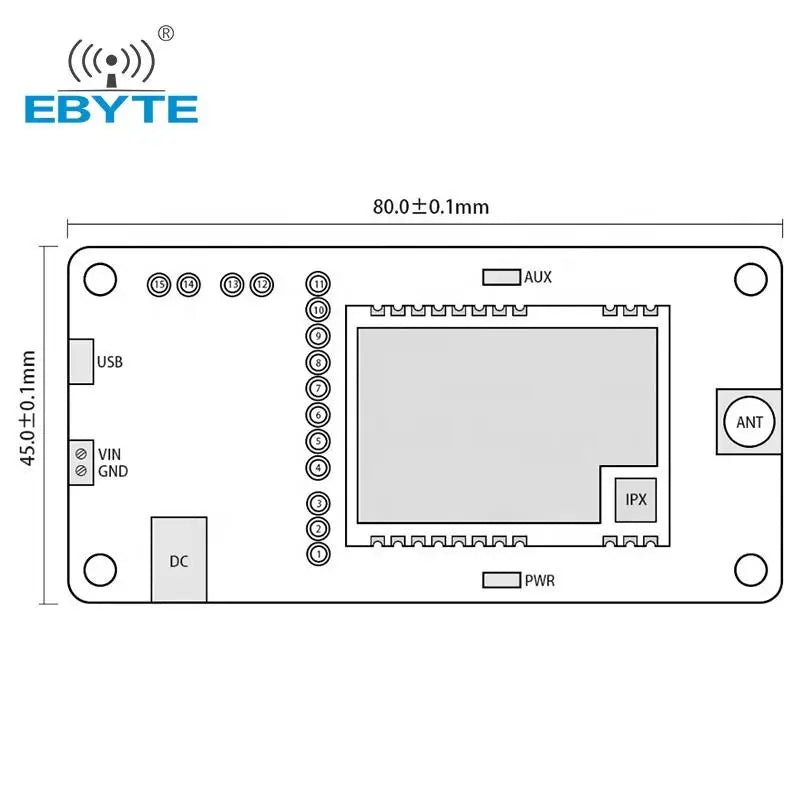 Ebyte E22 - 400TBH - 01 LoRa Module Rf SX1262 SX1268 433MHz Modules Test Development Board Kits Wireless Transmitter Receiver - IOT Module Shop Manufacturer Factory