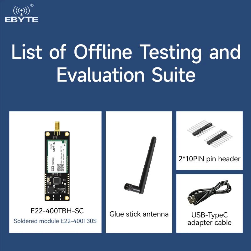 Ebyte E22 - 400TBH - SC Secondary Development RF transceiver Offline test evaluation kit Lora module development and test board - IOT Module Shop Manufacturer Factory