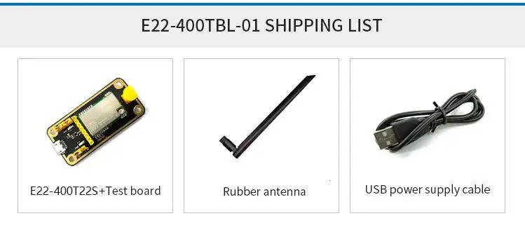 Ebyte E22 - 400TBL - 01 LoRa Module 433M 5km long range USB test board kits SX1268 LoRa 433MHz wireless rf transceiver modulesModule test board - IOT Module Shop Manufacturer Factory