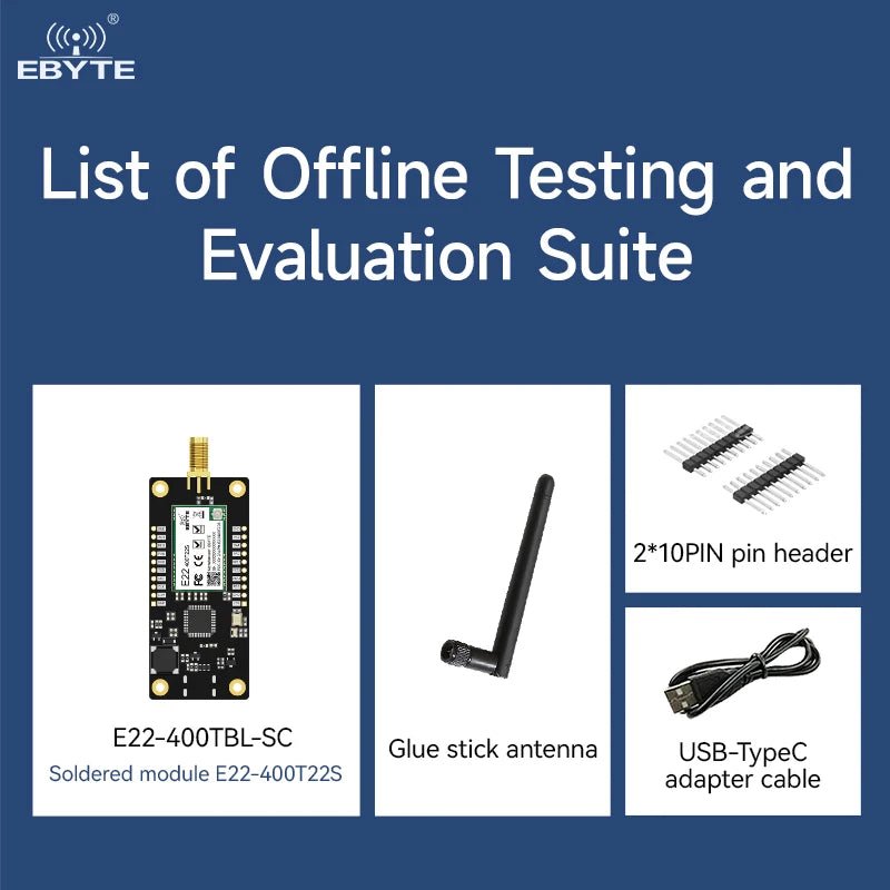 Ebyte E22 - 400TBL - SC Secondary Development long distance 400MHz OLED screen LORA Offline test evaluation kit RF transceiver - IOT Module Shop Manufacturer Factory