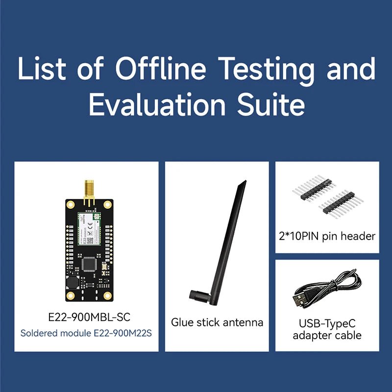 Ebyte E22 - 900MBL - SC Secondary Development 868/915Mhz OLED screen LORA Offline test evaluation kit RF transceiver - IOT Module Shop Manufacturer Factory