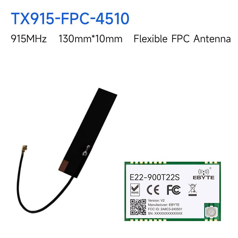 Ebyte E22 - 900T22S - V2 UART 5Km Range 868Mhz 915Mhz 22dBm SMD CE FCC LoRa Wireless Transmitter RF Module Semtech SX1262 - IOT Module Shop Manufacturer Factory