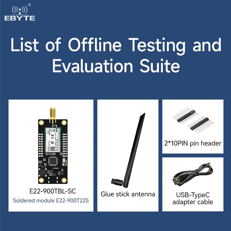Ebyte E22 - 900TBL - SC Secondary Development RF transceiver OLED screen lora module development board Offline Test Evaluation Kit - IOT Module Shop Manufacturer Factory