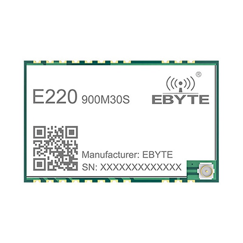 Ebyte E220 - 900M30S LLCC68 LoRa Wireless Module 868/915MHz 30dBm Long Range 10km IPEX/Stamp Hole Antenna SMD SPI Wireless Module - IOT Module Shop Manufacturer Factory