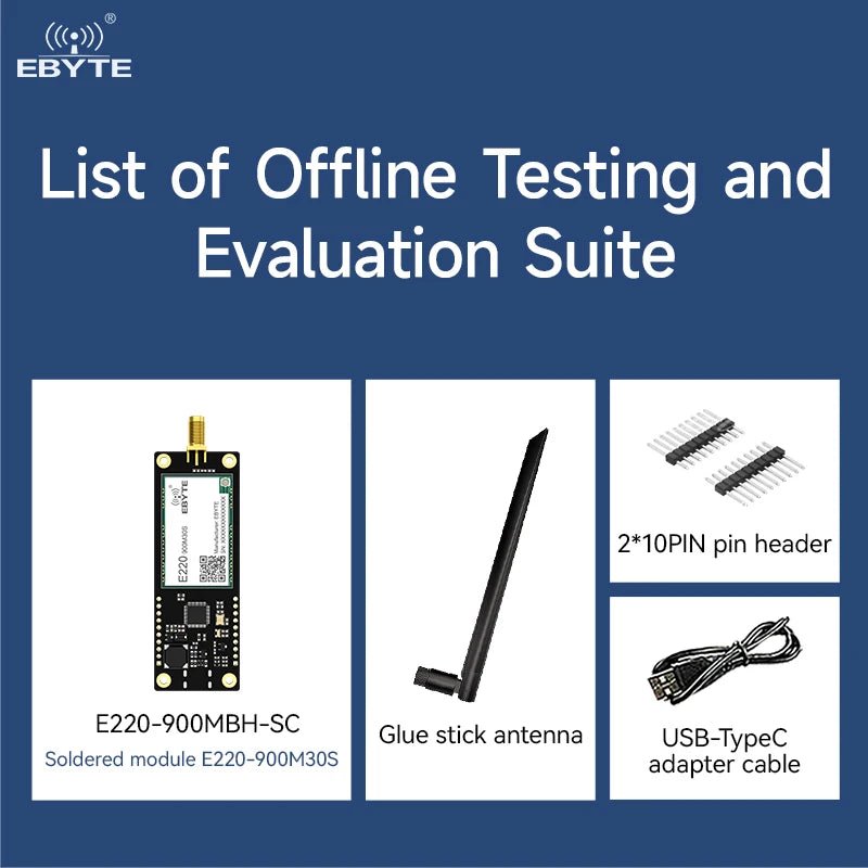 Ebyte E220 - 900MBH - SC LLCC68 chip Offline test evaluation kit LORA serial port wireless module development and test board - IOT Module Shop Manufacturer Factory