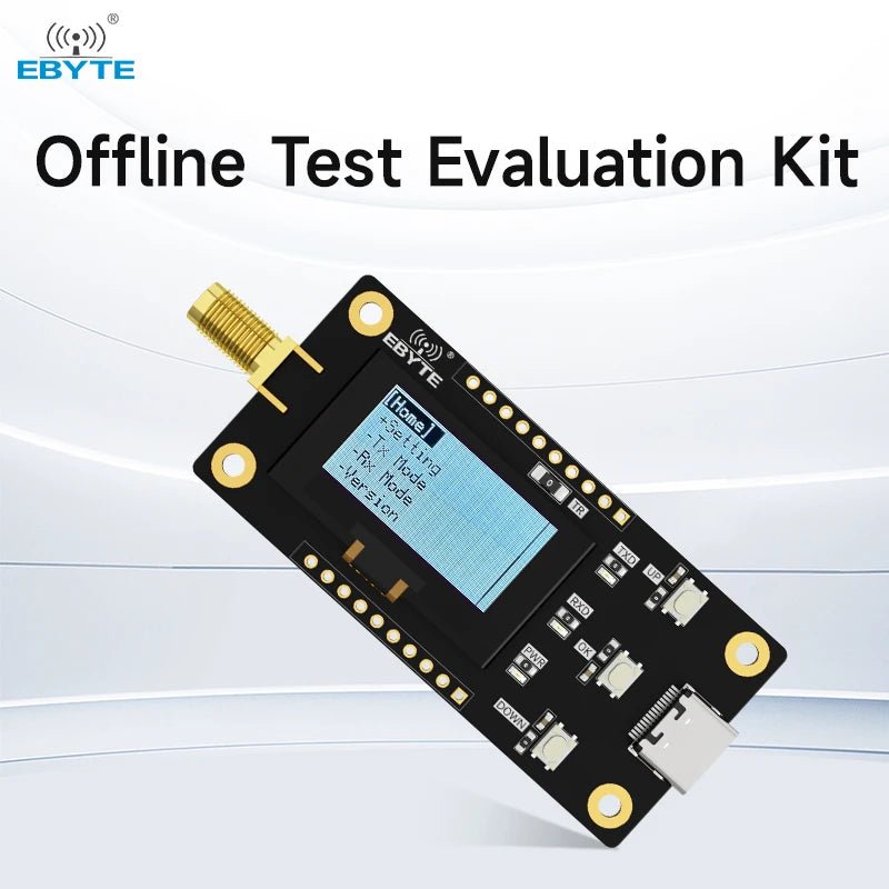 Llcc68 Transceiver Module Ebyte E220-900MBL-SC LLCC68 Chip LORA test OLED Screen RF Transceiver ...