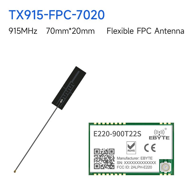 Ebyte E220 - 900T22S LoRa Module LLCC68 Chip FCC CE RoHS 5km Long Range Wireless Transceiver UART 868MHz 915MHz Wireless Rf Module No reviews yet 5 sold - IOT Module Shop Manufacturer Factory
