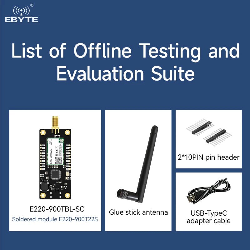 Ebyte E220 - 900TBL - SC SC Series Evaluation Kit RF Transceiver OLED Screen LORA Serial Port Module Development and test Board - IOT Module Shop Manufacturer Factory