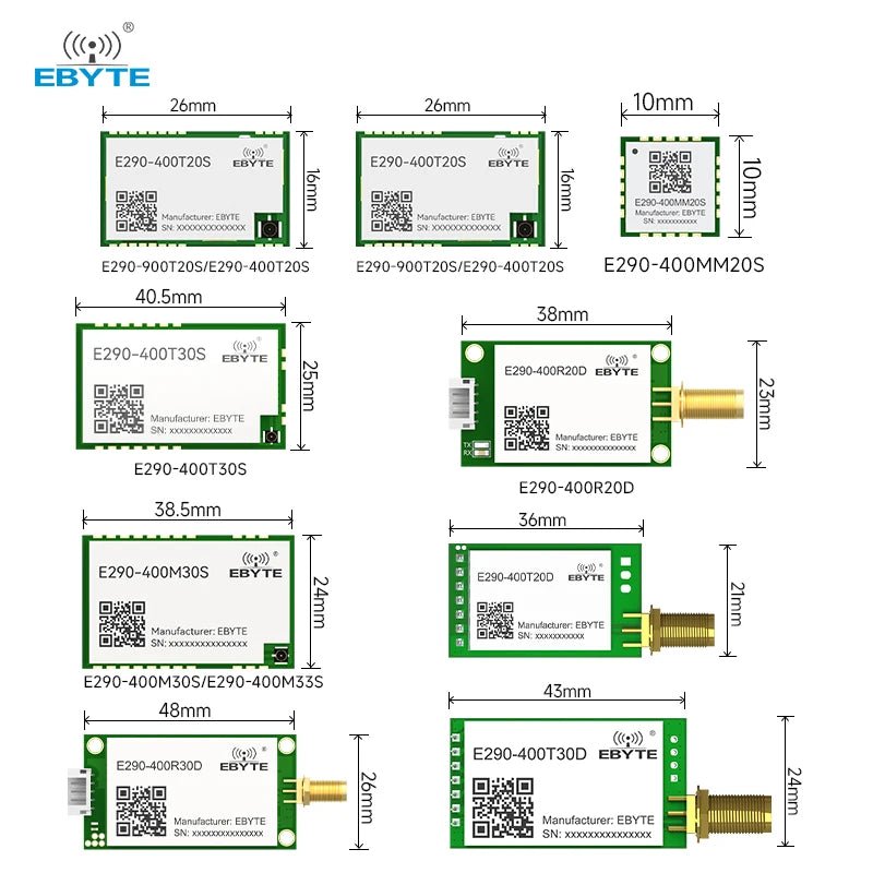 Ebyte E290 - 400T20D/30D TTL 433MHz AN3060 RF Chip 5/10km 20/30dBm ChirpIoT Spread Spectrum Module Wireless Serial Port Module - IOT Module Shop Manufacturer Factory