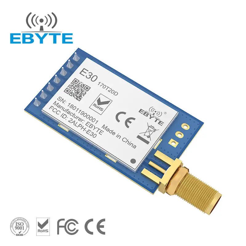 Ebyte E30 - 170T20D SI4463 UART 2Km 170MHz 20dBm DIP CE RoHs FCC LoRa Wireless Transmitter RF Module - IOT Module Shop Manufacturer Factory