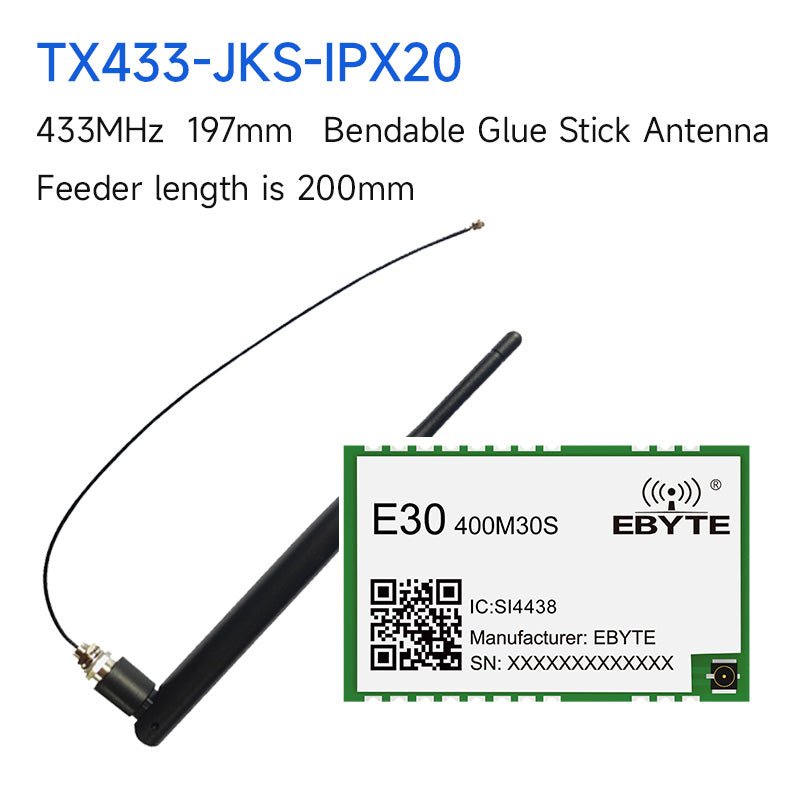 Ebyte E30 - 400M30S(4438) 30dBm low power consumption SPI 425 - 525MHz SI4438 chip wireless radio frequency module - IOT Module Shop Manufacturer Factory