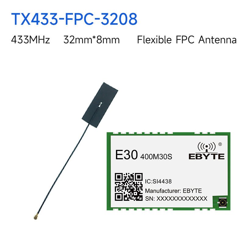 Ebyte E30 - 400M30S(4438) 30dBm low power consumption SPI 425 - 525MHz SI4438 chip wireless radio frequency module - IOT Module Shop Manufacturer Factory