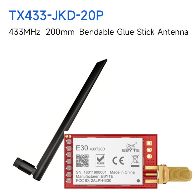Ebyte E30 - 433T20DSI4463 UART 3Km Range 433MHz 20dBm DIP CE RoHs FCC LoRa Wireless Transmitter RF Module - IOT Module Shop Manufacturer Factory