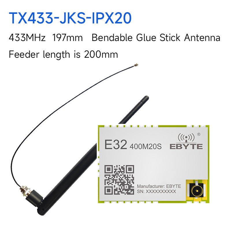 EBYTE E32 - 400M20S 433/470MHZ SX1278 LoRa Wireless Module 5KM IPEX/Stamp Hole Antenna SPI Interface SMD LoRa Spread Spectrum Module - IOT Module Shop Manufacturer Factory