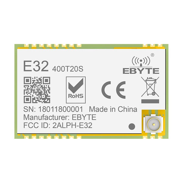 Ebyte E32 - 400T20S - V2.0 Low power consumption LoRa Spread Spectrum Technology 20dBm 433MHz LORA data transmission wireless module - IOT Module Shop Manufacturer Factory