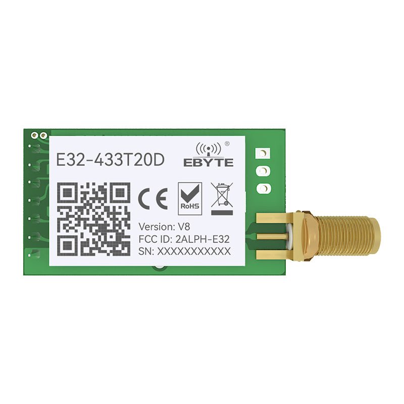 Lora Receiver Module Icon Ebyte E32-433T20D LoRA UART RF Module 433MHz 20dBm Long Range 3km ...