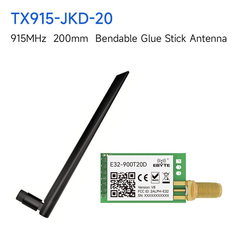 EBYTE E32 - 900T20D - V8.X SX1276 LoRa Module 868MHz 915M 100mW Long Range IoT uhf Wireless Transceiver Transmitter SMA Antenna - IOT Module Shop Manufacturer Factory