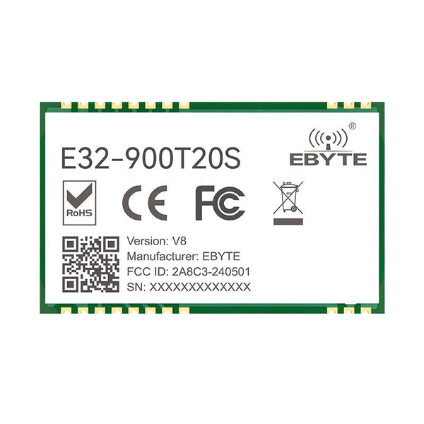 Ebyte E32 - 900T20S - V8 SX1276 LoRa Wireless Module 100mW 868/915MHz Support Air - Wake up SMD Long Range Wireless Module Date Transceiver - IOT Module Shop Manufacturer Factory