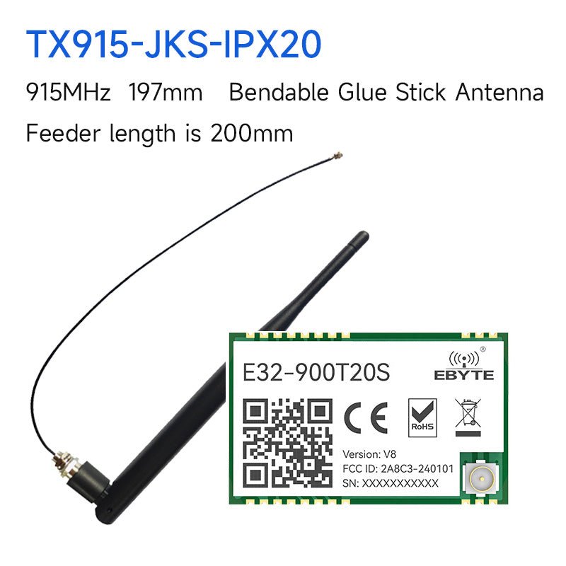 Ebyte E32 - 900T20S - V8 SX1276 LoRa Wireless Module 100mW 868/915MHz Support Air - Wake up SMD Long Range Wireless Module Date Transceiver - IOT Module Shop Manufacturer Factory