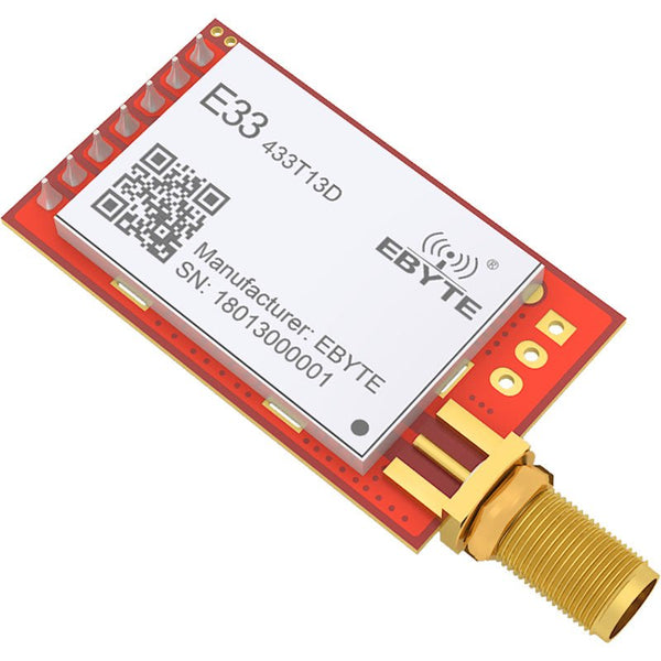 EBYTE E33 - 433T13D SX1212 433MHz Wireless RF Module Transceiver Receiver 20mW Long Range SMA - k Antenna Low Power Transmitter - IOT Module Shop Manufacturer Factory