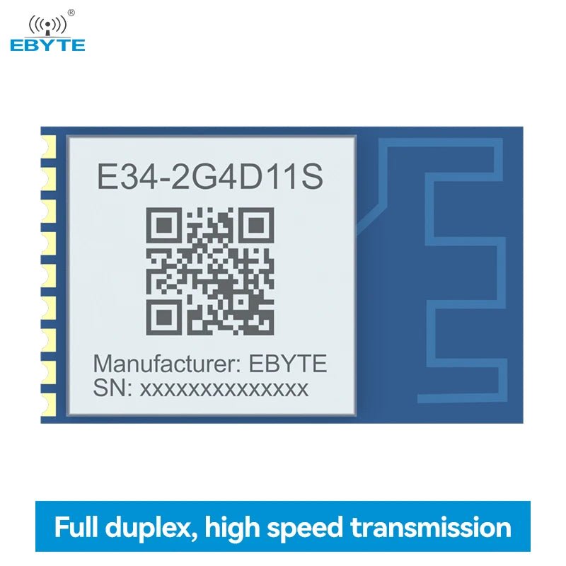 Ebyte E34 - 2G4D11S automatic frequency Serial port data receiving and transmit full duplex wireless 2.4GHz module - IOT Module Shop Manufacturer Factory