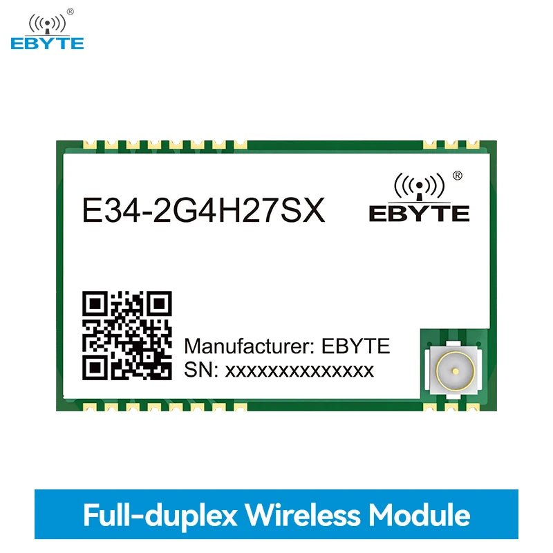 Ebyte E34 - 2G4H27SX 27dBm 5km Automatic frequency hopping 2.4GHz half - duplex high - speed transparent Serial wireless module - IOT Module Shop Manufacturer Factory