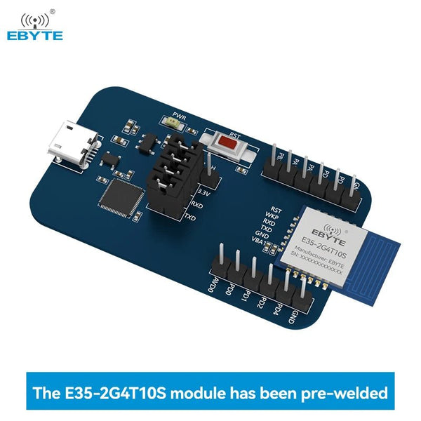 Ebyte E35 - 2G4T10S - TB UART interface Low power consumption 2.4GHz Wireless transparent transmission module development board - IOT Module Shop Manufacturer Factory