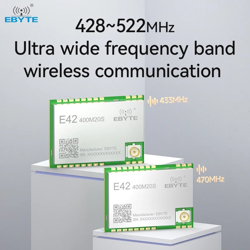 EBYTE E42 - 400M20S Wireless Module Small size Low power consumption 433MHz RF Transceiver HW3000 Chip - IOT Module Shop Manufacturer Factory