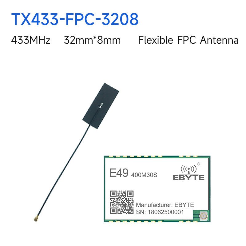 EBYTE E49 - 400M30S CMT2300A Wireless Data Transmission Module 433MHz 470MHz 30dBm 5.5km IPEX/Stamp Hole Low Power Receiver Module - IOT Module Shop Manufacturer Factory