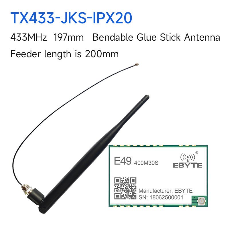 EBYTE E49 - 400M30S CMT2300A Wireless Data Transmission Module 433MHz 470MHz 30dBm 5.5km IPEX/Stamp Hole Low Power Receiver Module - IOT Module Shop Manufacturer Factory