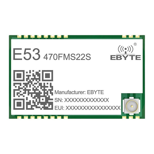 EBYTE E53 - 470FMS22S 3km UART Wireless Transceiver 470MHz Transparent Transmission Star Network Ad Hoc LoRaWAN Wireless Module - IOT Module Shop Manufacturer Factory