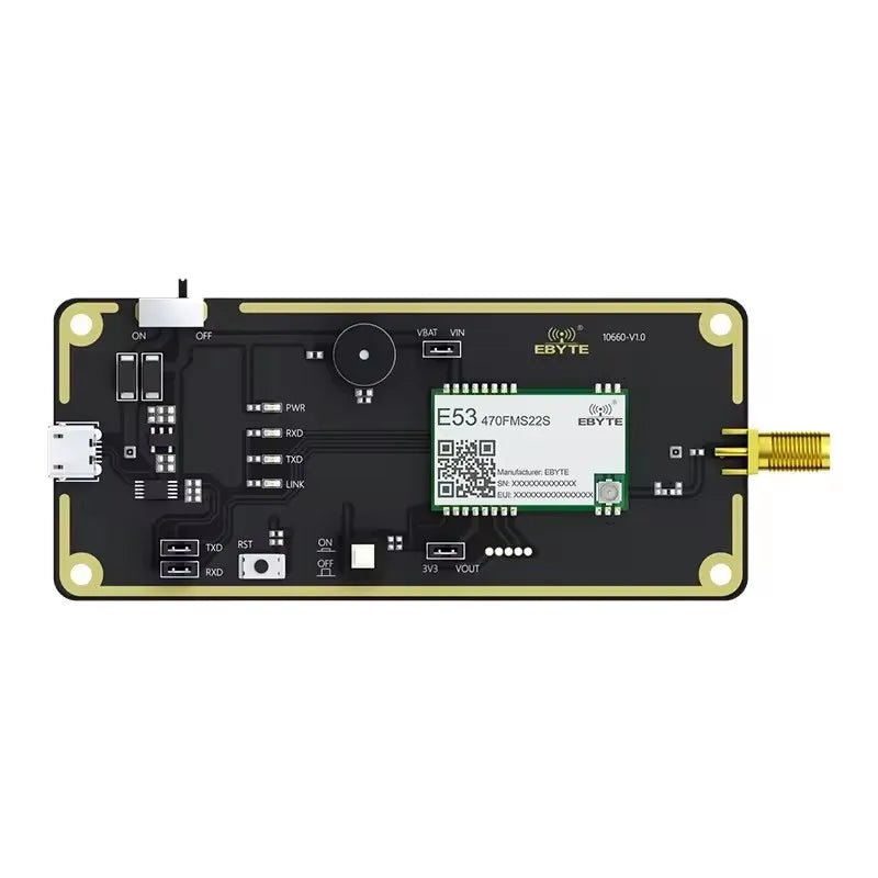 EBYTE E53 - 470FMS22S - TB Micro USB interface Wireless Module Test board Serial communication development - IOT Module Shop Manufacturer Factory