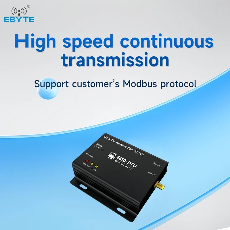 EBYTE E610 - DTU(433C30)E Industrial - grade wireless data transmission radio 433M Ethernet gateway automatic relay network - IOT Module Shop Manufacturer Factory