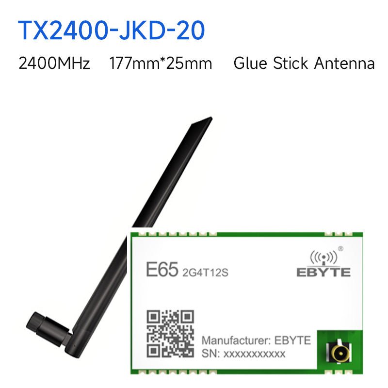 EBYTE E65 - 2G4T12S 2.4GHz Full Duplex Wireless Transceiver Serial Module Continuous Transmission Receiver IPEX/Stamp hole - IOT Module Shop Manufacturer Factory