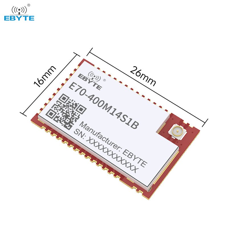 TI CC1312R chip RF module Dual band high power wireless module – Ebyte ...