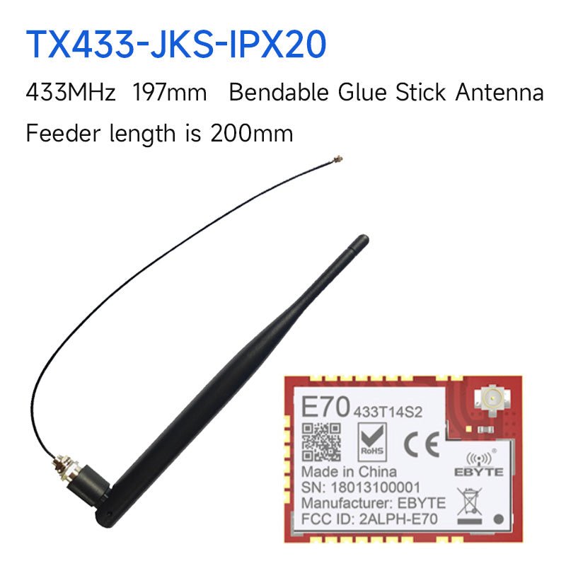 Ebyte E70 - 433T14S2 TI CC1310 Module 433MHz Modbus High Speed Continuous Transmission UART Wireless Module FEC SoC Low energy Rf Module - IOT Module Shop Manufacturer Factory