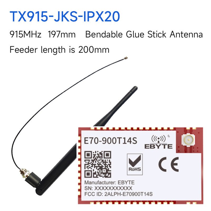 EBYTE E70 - 900T14S TI CC1310 chip UART Wireless Module Modbus RSSI 14dBm High - Speed Continuous Transmission IPX/Stamp Hole Antenna Module - IOT Module Shop Manufacturer Factory