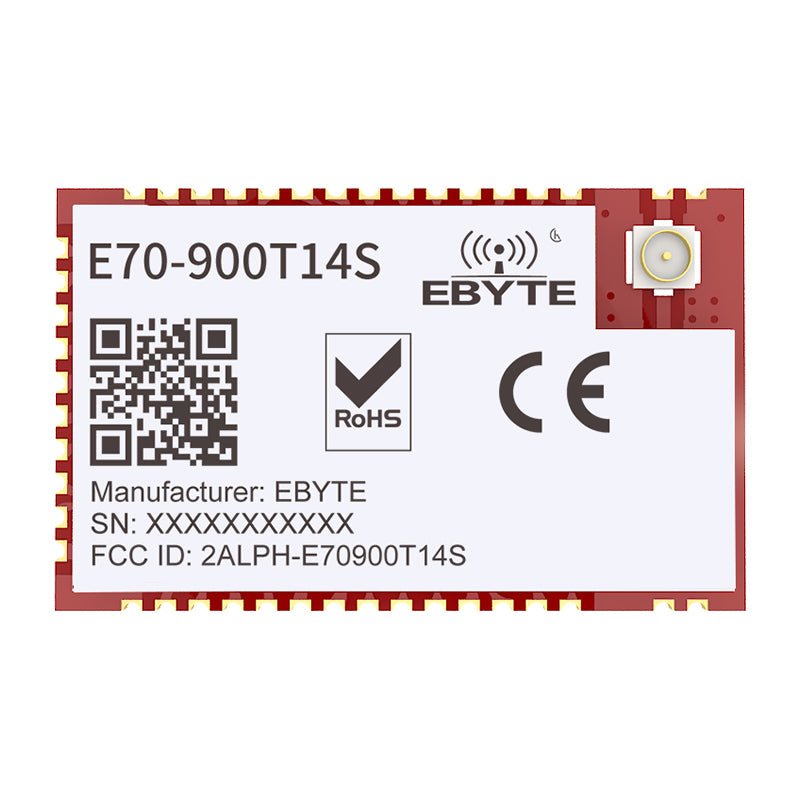 EBYTE E70 - 900T14S TI CC1310 chip UART Wireless Module Modbus RSSI 14dBm High - Speed Continuous Transmission IPX/Stamp Hole Antenna Module - IOT Module Shop Manufacturer Factory