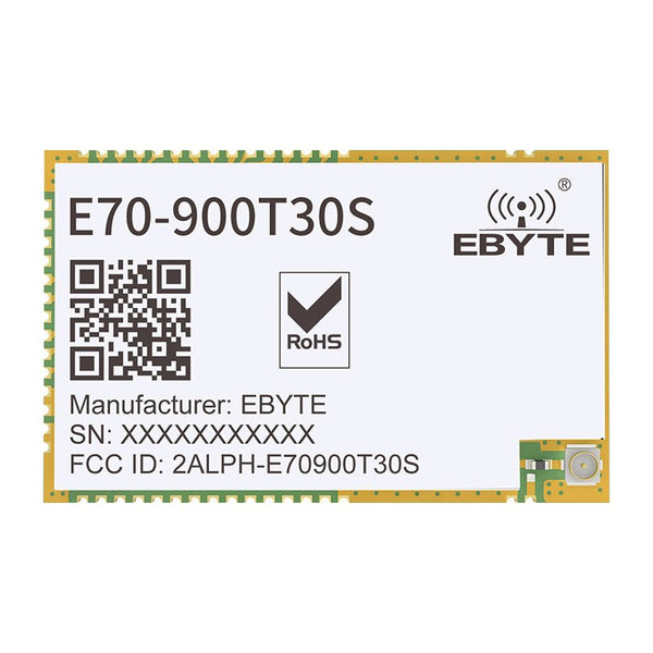 EBYTE E70 - 900T30S TI CC1310 chip UART Wireless Module Modbus RSSI 30dBm High - Speed Continuous Transmission IPX/Stamp Hole Antenna Module - IOT Module Shop Manufacturer Factory